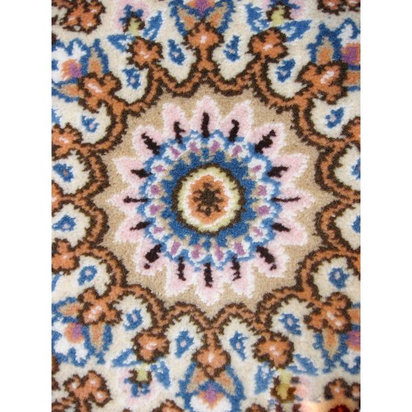 Medallion Design Wool & Cotton Naein Persian Rug - RN5004 - Image 2